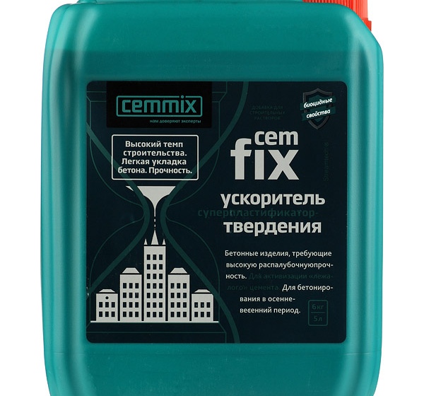 Ускоритель твердения Cemmix CemFix